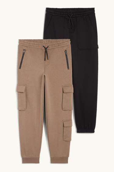 Nen - Paquet de 2 - pantalons de xandall - marró