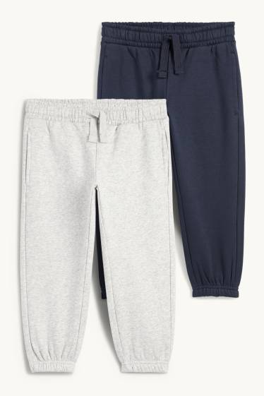 Kinder Buben - Multipack 2er - Jogginghose - dunkelblau