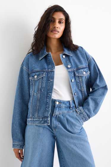 Femmes - Veste en jean - jean bleu