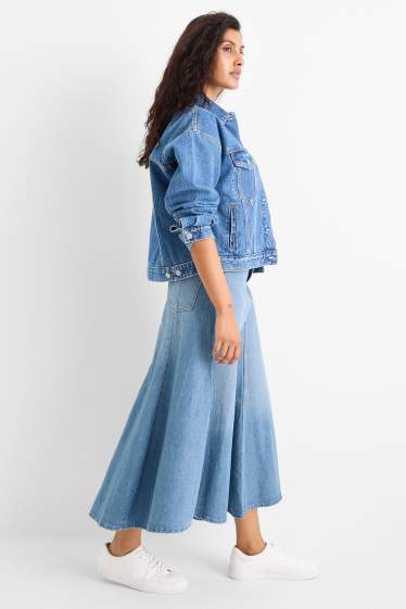 Damen - Jeansrock - jeansblau