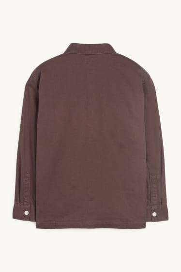 Enfants garçons - Chemise en jean - marron foncé