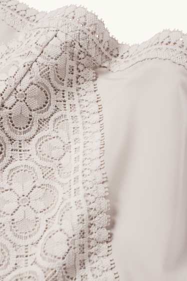 Damen - Slip - hellgrau