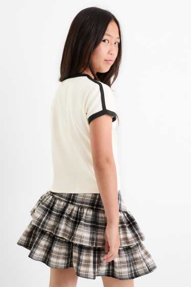 Children Girls - Atlanta - short sleeve T-shirt - cremewhite