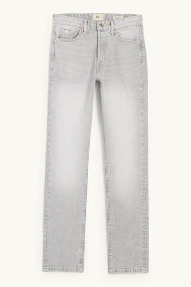 Femmes - Vintage straight jean - mid waist - LYCRA® - jean gris clair