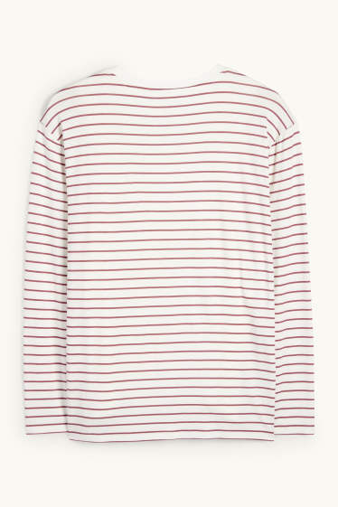 Women - Nursing top - polka dot - cremewhite