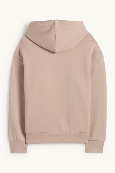 Enfants garçons - Basketball - sweat à capuche - marron clair