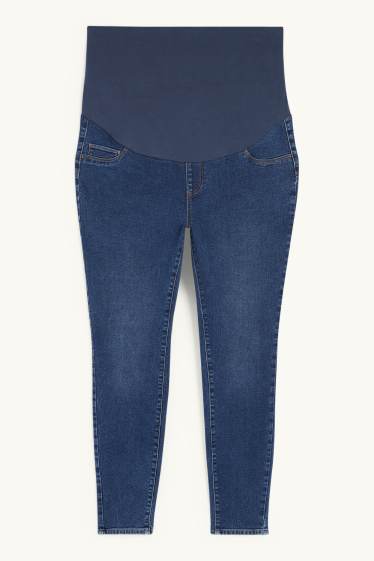 Dames - Zwangerschapsjeans - skinny jeans - jeansdonkerblauw