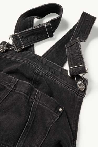 Femmes - Salopette en jean de grossesse - jean gris foncé