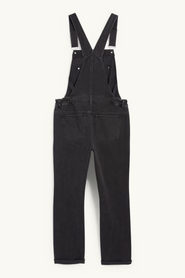 Femmes - Salopette en jean de grossesse - jean gris foncé