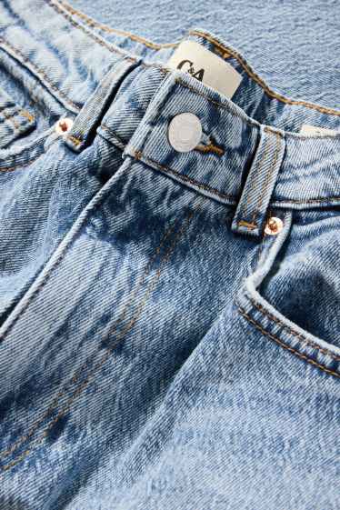 Femmes - Mom jean - high waist - LYCRA® - jean bleu