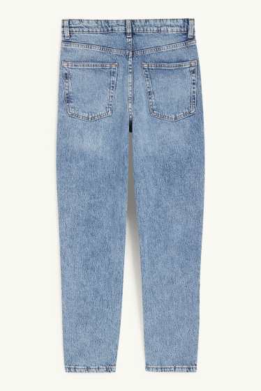 Femmes - Mom jean - high waist - LYCRA® - jean bleu