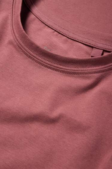 Damen - Langarmshirt - Slim Fit - bordeaux