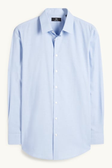 Heren - Business-overhemd - regular fit - kent - lichtblauw