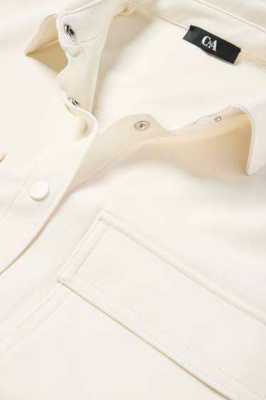 Femei - Bluză tip cămașă - alb-crem