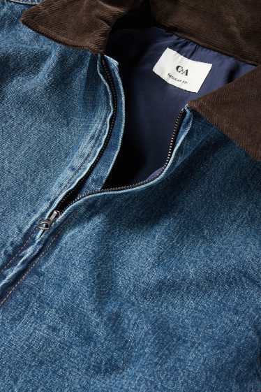 Herren - Jeansjacke - jeansblau