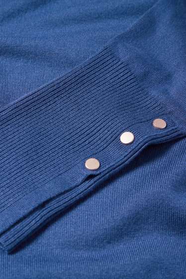 Femmes - Pull en maille fine - bleu