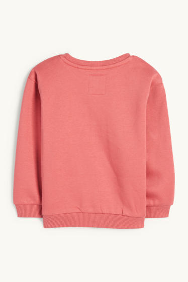 Děti - dívky - Minnie Mouse - mikina - tmavě růžová