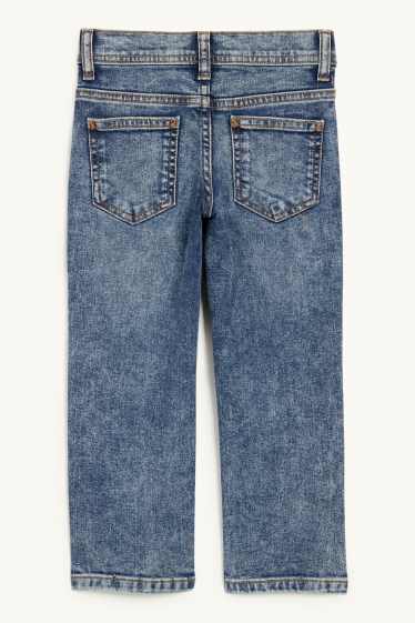 Kinderen: jongens - Straight jeans - jeansblauw