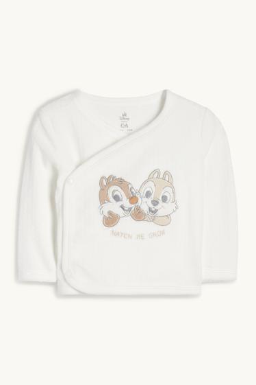 Unisex - Knabbel & Babbel - babypyjama - 2-delig - crème wit