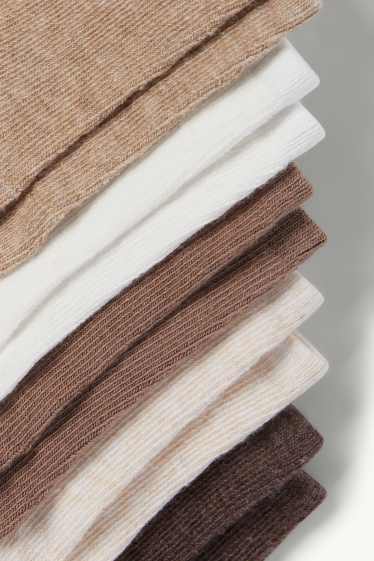 Bébés filles - Lot de 10 - chaussettes bébé - marron