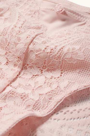 Femmes - Culotte brésilienne - rose