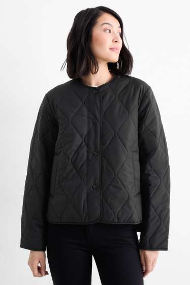 Damen - Steppjacke - schwarz