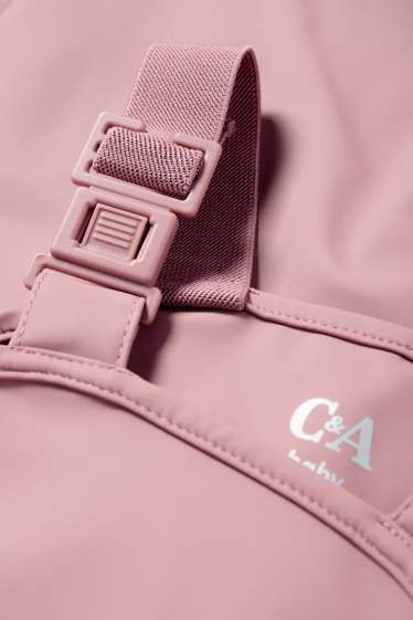 Baby Mädchen - Baby-Regenhose - wasserdicht - rosa