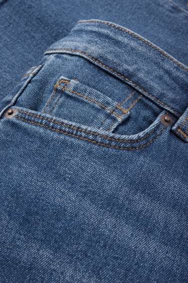 Damen - Flared Jeans - Mid Waist - jeansblau