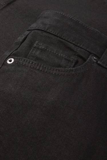 Damen - Flared Jeans - Mid Waist - dunkeljeansgrau