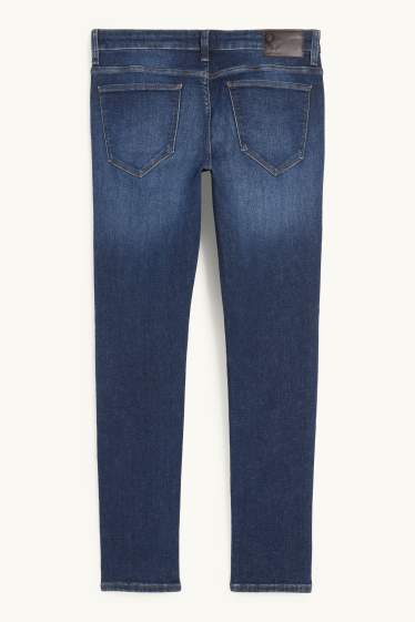 Pánské - Skinny jeans - LYCRA® - džíny - tmavomodré