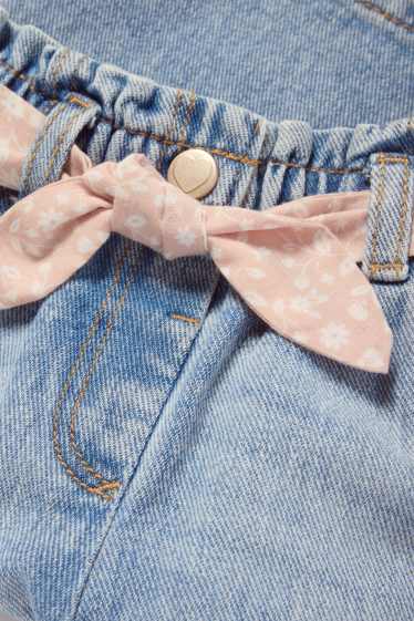 Baby Girls - Baby wide leg jeans - denim-light blue