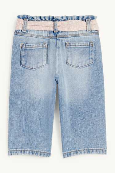 Baby Girls - Baby wide leg jeans - denim-light blue