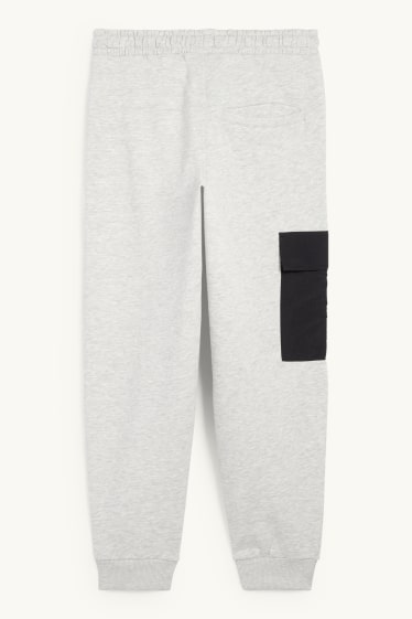Children Boys - Joggers - light gray-melange