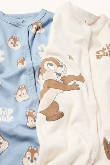 Baby Boys - Multipack of 2 - Chip ‘n’ Dale - baby sleepsuit - blue