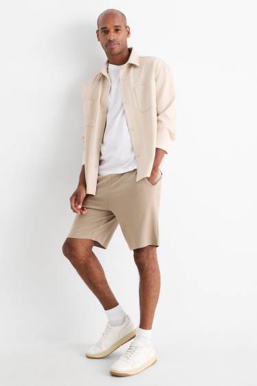 Herren - Sweatshorts - beige