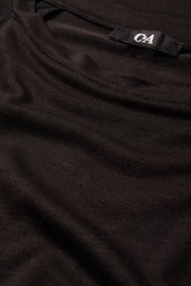 Femmes - T-shirt - regular fit - noir