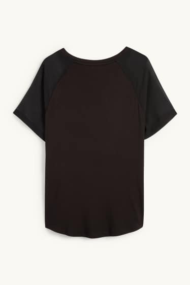 Femmes - T-shirt - regular fit - noir