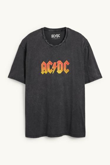 Hombre - Camiseta - relaxed fit - AC/DC - gris oscuro