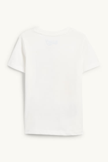 Children Boys - Bluey - short sleeve T-shirt - white