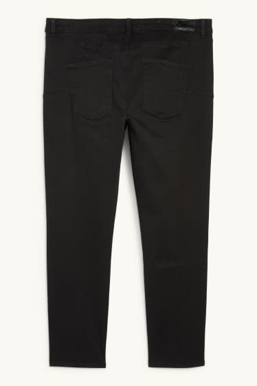 Dames - Slim jeans - mid waist - shaping jeans - zwart