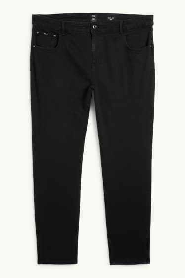 Dames - Slim jeans - mid waist - shaping jeans - zwart