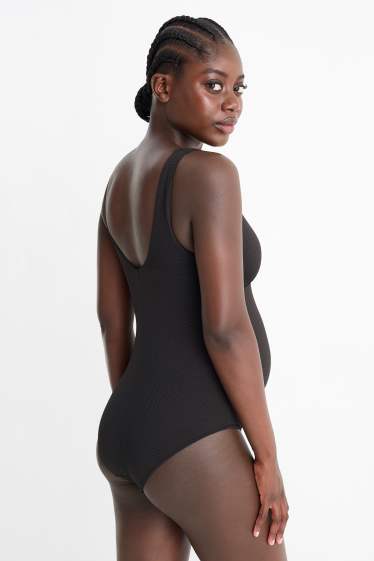 Dona - Banyador - enconxat - LYCRA® XTRA LIFE™ - texturat - negre