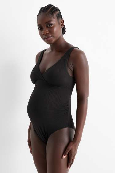 Dona - Banyador - enconxat - LYCRA® XTRA LIFE™ - texturat - negre