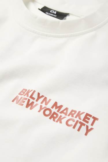 Herren - T-Shirt - Relaxed Fit - weiß