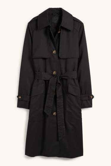 Dámské - Trenčkot - černá