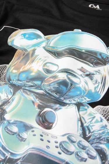 Enfants garçons - Jeux vidéo - pyjama - 2 pièces - noir