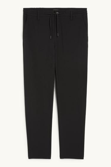 Men - Chinos - tapered fit - black