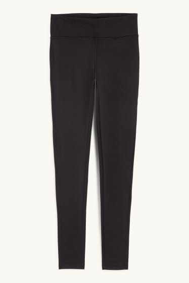 Donna - Leggings sportivi - 4 Way Stretch - nero
