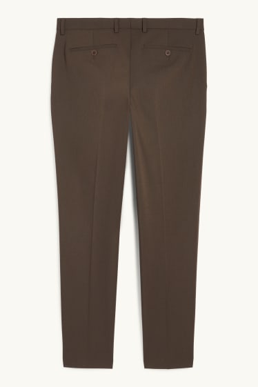 Herren - Baukasten-Hose - Slim Fit - Flex - dunkelbraun