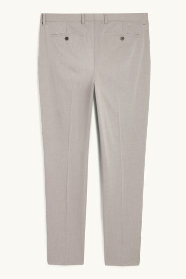 Herren - Baukasten-Hose - Slim Fit - Flex - grau